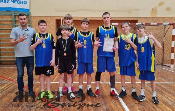 Юні баскетболісти з Локачів здобули «бронзу» чемпіонату Волині серед юнаків 