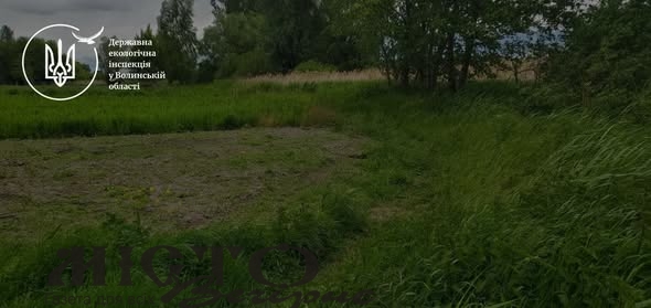 У Володимирському районі виявили розорювання земель прибережної смуги ставка 