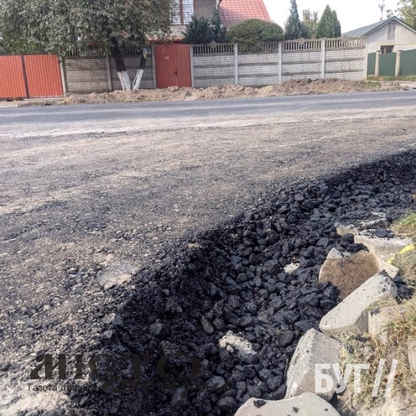 На Зимнівській у Володимирі вклали нижній шар асфальту 