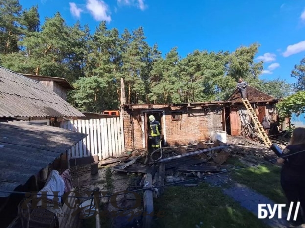 В Устилузькій громаді горіла господарська споруда 
