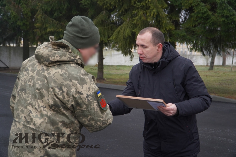 У Володимирі привітали військовослужбовців 39-го зенітного ракетного полку 