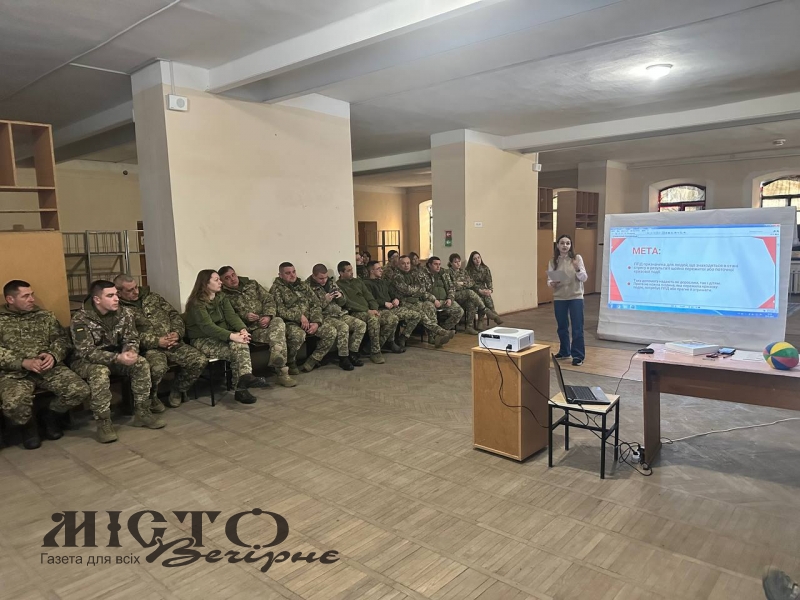У Володимирі провели тренінг для військовослужбовців 