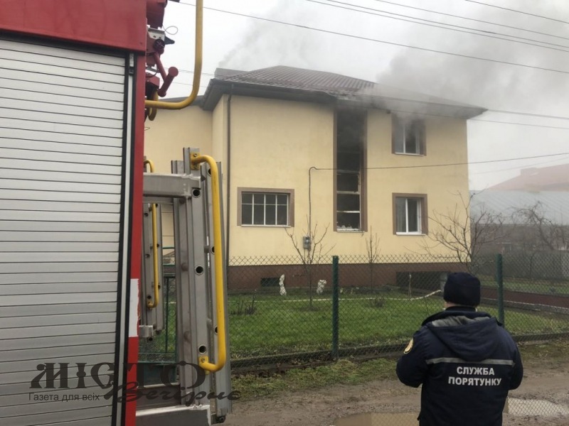 У Володимирі горів житловий будинок 