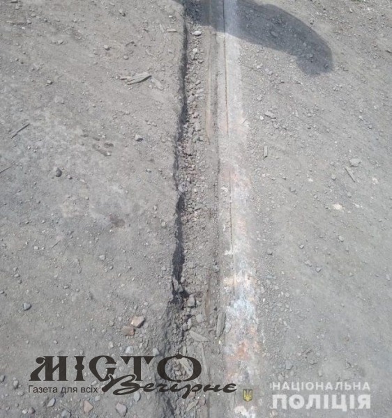 У Нововолинську розібрали та вкрали шмат колії   