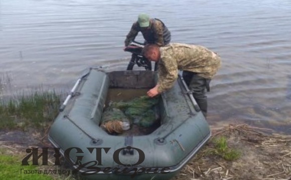 На волинських водоймах вилучили браконьєрські сітки 