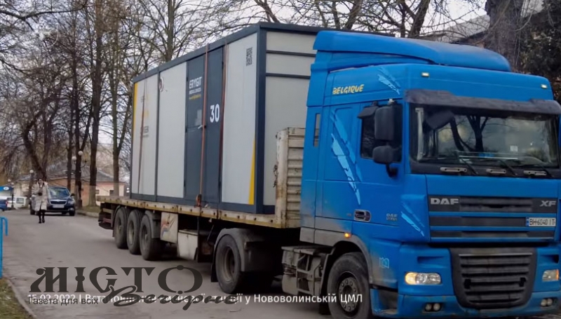 Лікарня Нововолинська отримала кисневу станцію 