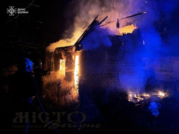 У Зимнівській громаді горів житловий будинок 