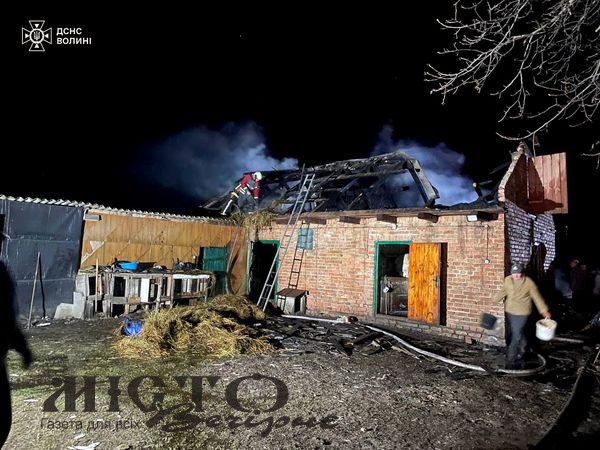 У Павлівській громаді горіла господарська споруда 