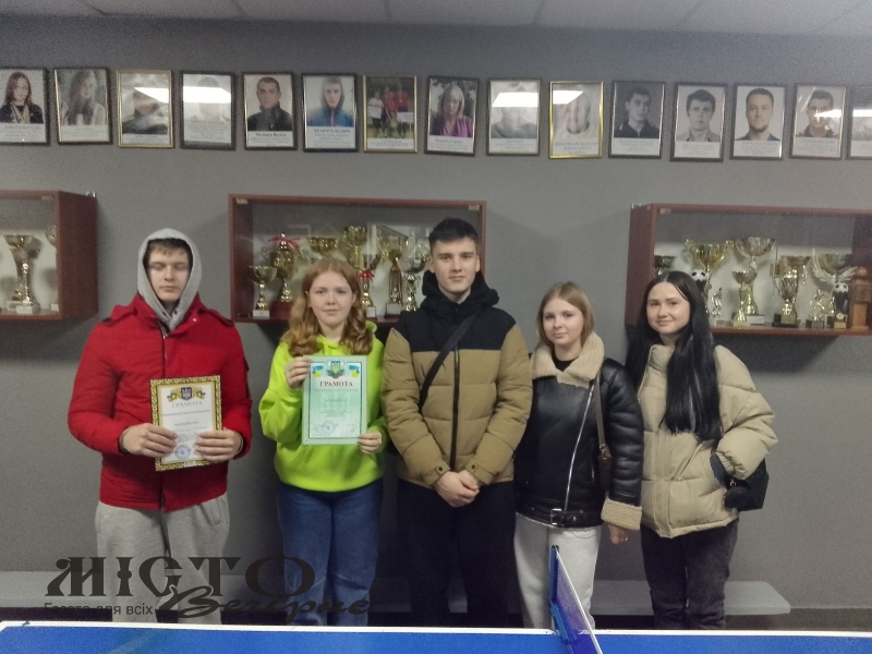 Відбулися змагання з настільного тенісу серед учнів Зимнівської громади 