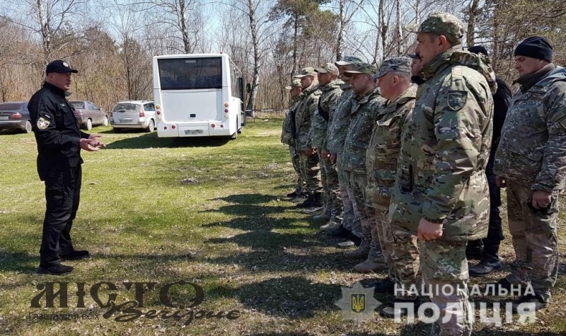 На полігоні Володимира поліція Волині провела навчання 