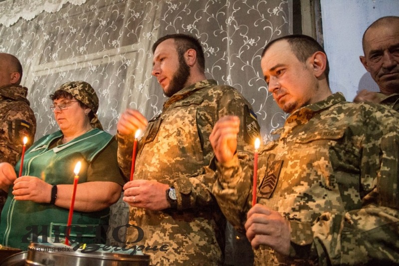 14 бригада на передовій відсвяткувала Великдень 