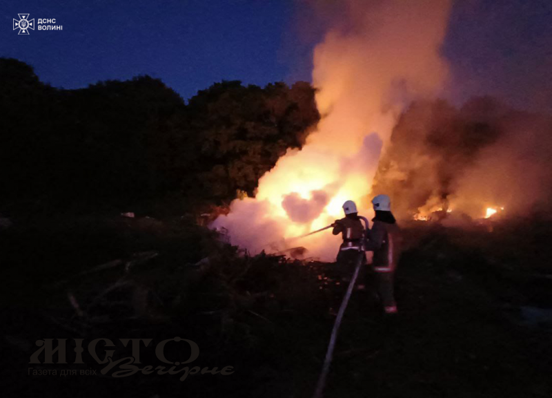 У Павлівській громаді горіло сміття 