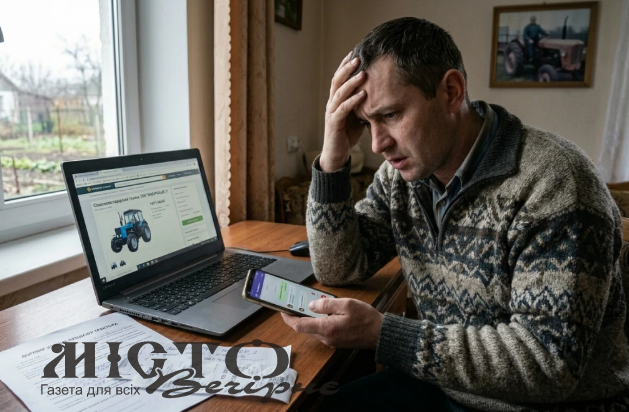 «Водія затримав ТЦК»: шахраї видурили 168 тисяч у волинянина за неіснуючий трактор 