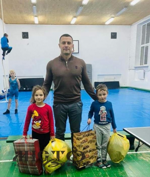 Голова Асоціації спортивної боротьби відвідав дітей Героя Омара Кузьмука 