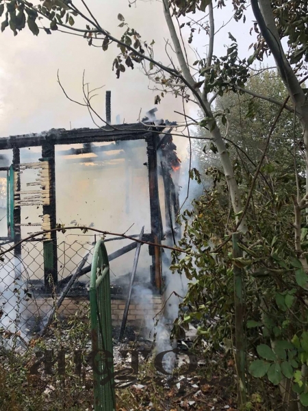 У дачному масиві поблизу Нововолинська горіла господарська будівля - новини Володимир-Водинського У дачному масиві поблизу Нововолинська горіла господарська будівля