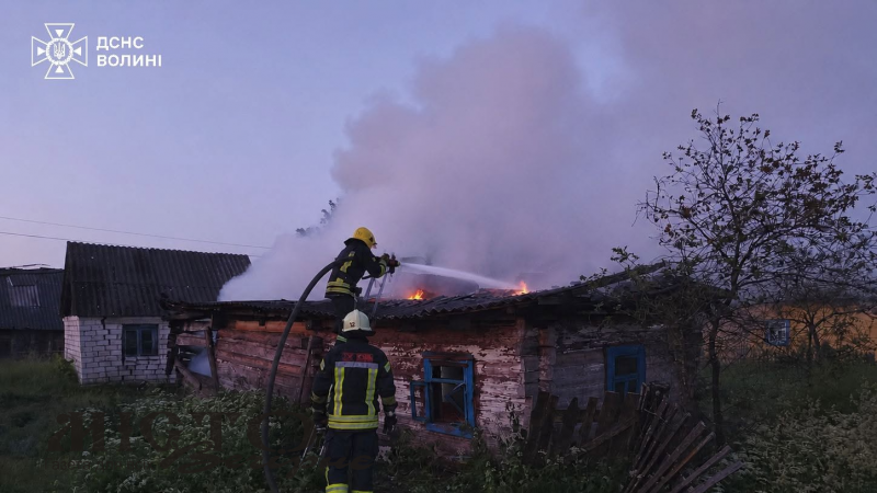 На Волині у пожежі загинули двоє чоловіків 