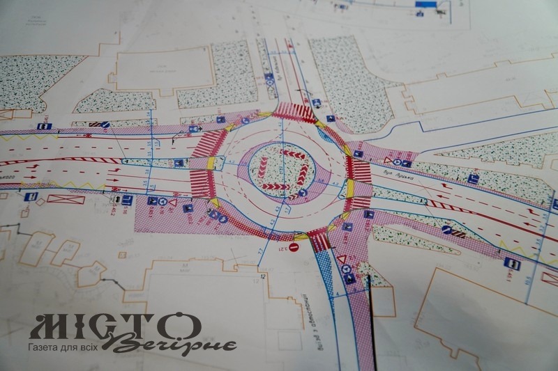 Презентували схему організації дорожнього руху у центрі міста Володимира-Волинського 