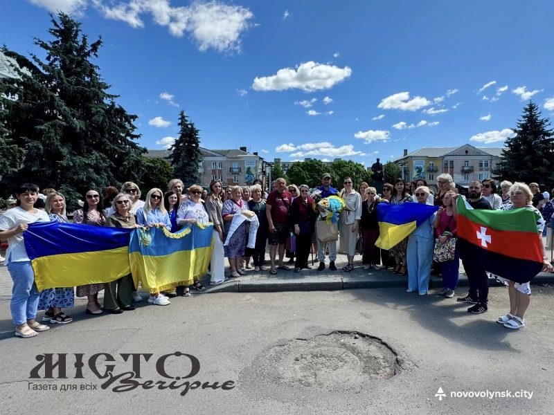 Нововолинськ зустрів захисника Юрія Верхося після майже двох років полону 