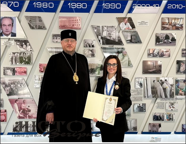 Очільниця ТМО Володимира отримала відзнаку святого Пантелеймона 