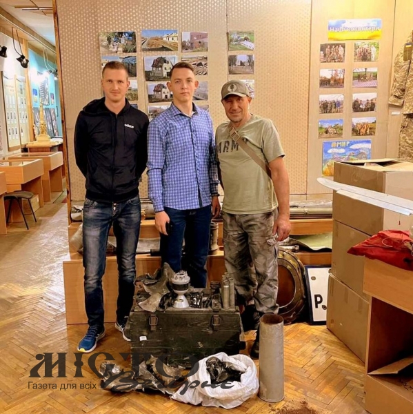 У Нововолинську історичний музей поповнився новими експонатами, привезеними з фронту 