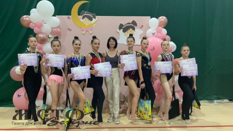 Гімнастки з Володимира посіли призові місця на Чемпіонаті з художньої гімнастики 