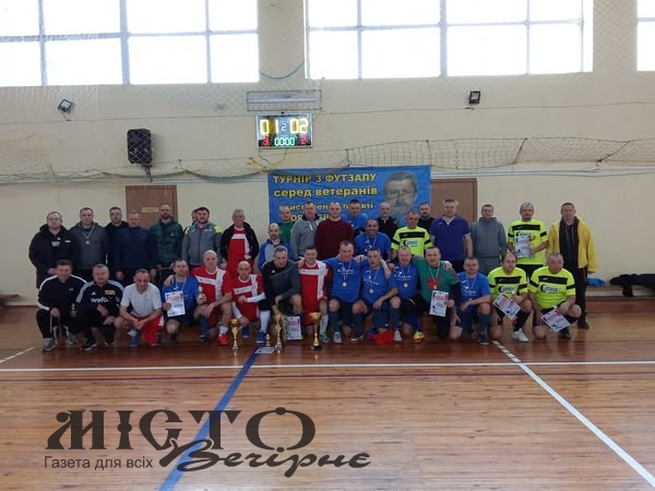 Команда з Володимира перемогла у турнірі з футзалу серед ветеранів 