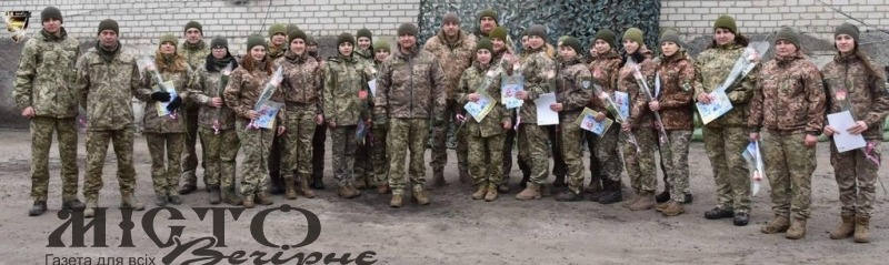 Привітали жінок-військовослужбовців 14 ОМБр 