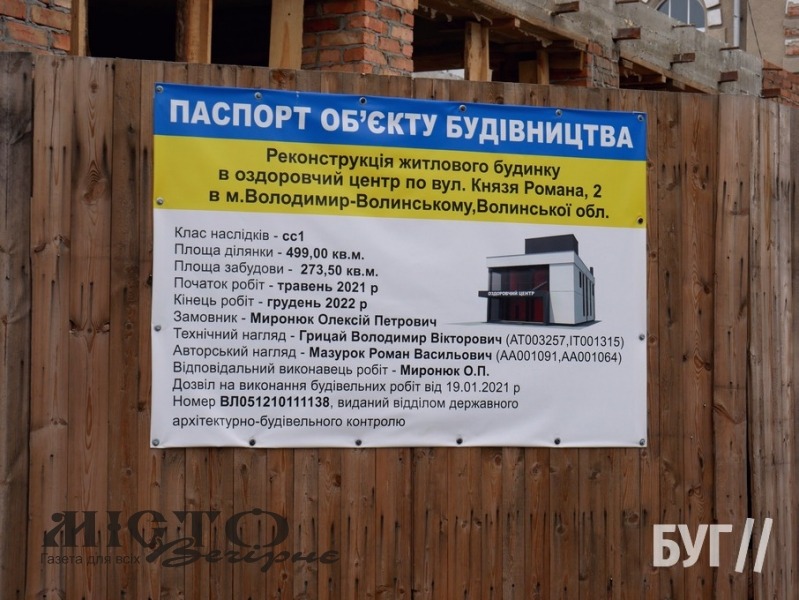 У Володимирі збудують приватний оздоровчий центр - новини Володимир-Водинського У Володимирі збудують приватний оздоровчий центр