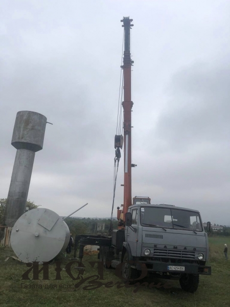 У селі Суходоли встановили водонапірну башту 