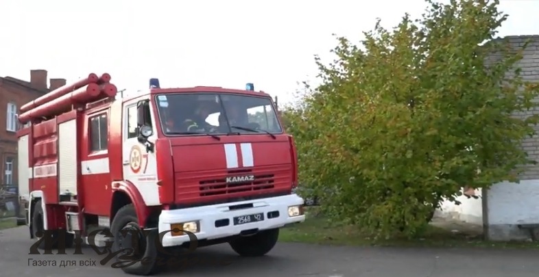 Володимирі-Волинському рятувальники ліквідували умовну пожежу на котельні 