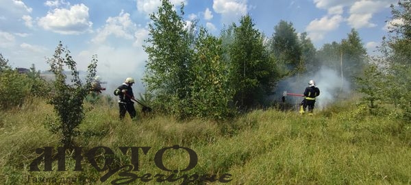 У Володимирській громаді горіла суха трава 