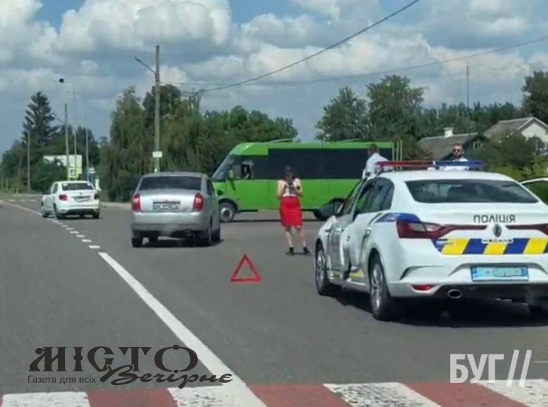 У Володимирі на 3400 гривень оштрафували водія, який покинув мчсце ДТП 