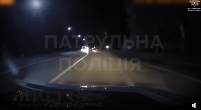 Нетверезий водій втік від поліції з Луцька у Володимир 