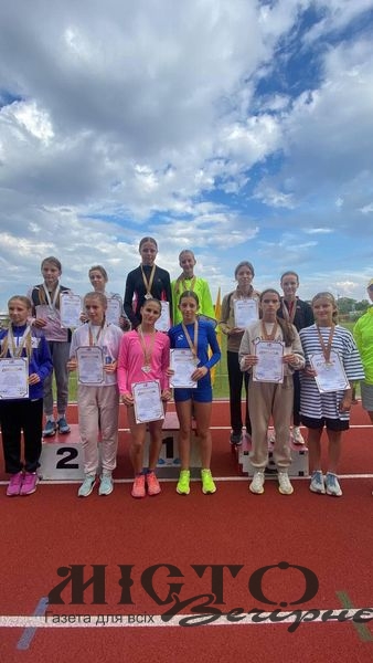 Команда легкоатлетів з Нововолинська посіла друге місце на чемпіонаті Волині 