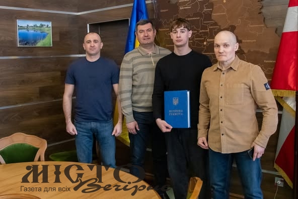 На Волині відзначили перемогу боксера Всеволода Рибалка на чемпіонаті України 