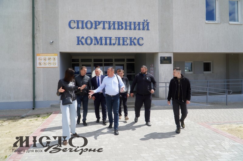 У Володимирі побував замміністра молоді та спорту: високо оцінив спортивну інфраструктуру громади 