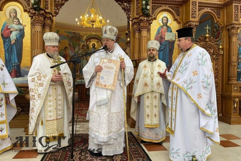 Відзначили настоятеля головного храму Нововолинська 