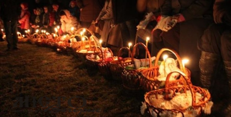 Розклад Великодніх Богослужінь і освячення кошиків у храмах Нововолинської громади 