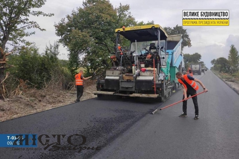 Завершується «Велике будівництво» шляху у Володимир-Волинському районі 