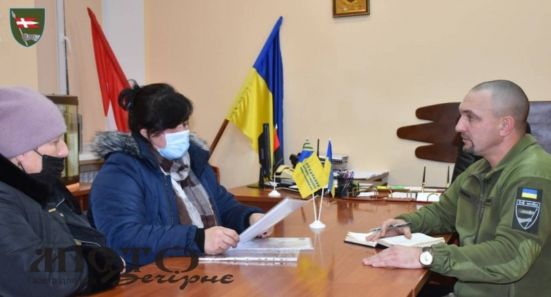 Командир 14-ї ОМБр провів зустріч із рідними загиблих Героїв 