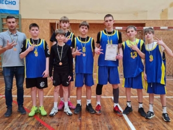 Юні баскетболісти з Локачів здобули «бронзу» чемпіонату Волині серед юнаків 