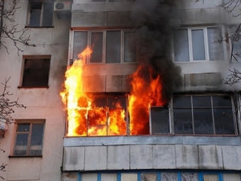 У Нововолинську горів гуртожиток 