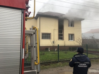 У Володимирі горів житловий будинок 