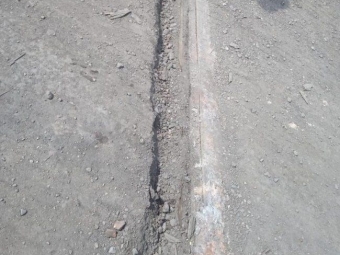 У Нововолинську розібрали та вкрали шмат колії   