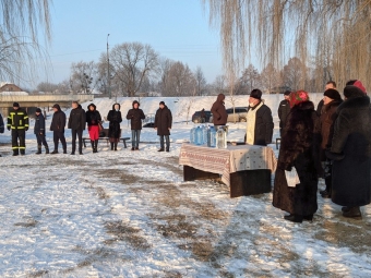 У Володимирі освятили воду в річці Луга 