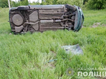 У Володимир-Волинському районі легковик злетів в кювет 