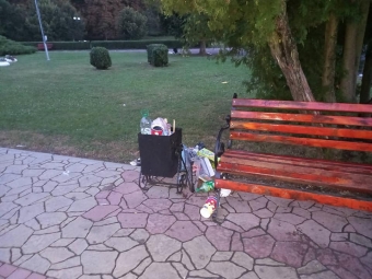  У Володимирі після святкування Дня міста комунальники вивезли 20 кубів сміття 
