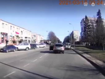 Біля АТП у Володимирі трапилась аварія 