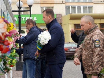 У Володимирі вшанували пам’ять бійців, які загинули на Сході в листопаді 