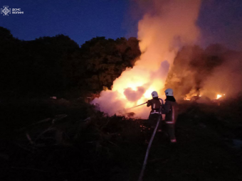 У Павлівській громаді горіло сміття 